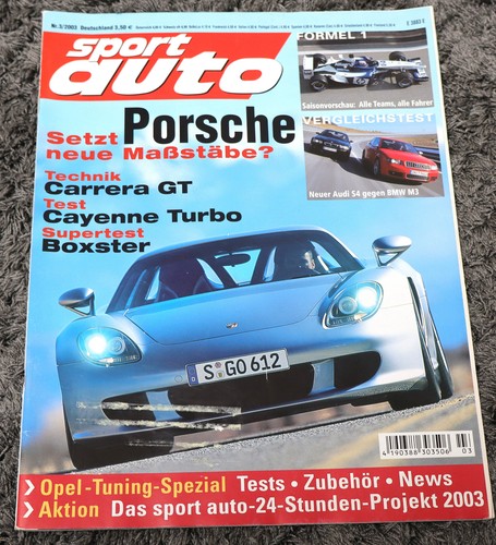 Sport auto 2003 porsche - sport,