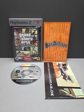 GRAND THEFT AUTO SAN ANDREAS + MAP & ANLEITUNG SONY PLAYSTATION 2 GTA PAL PS2