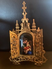 Alter Hausaltar Porzellanbild