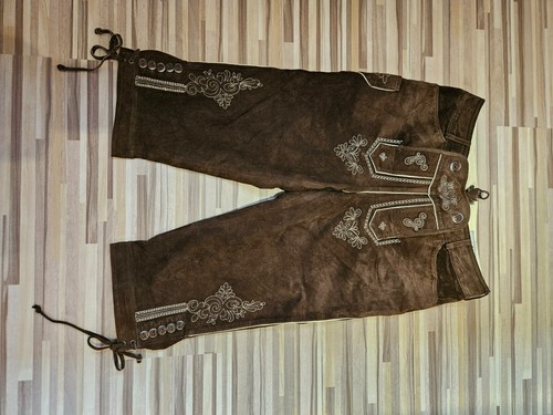 Trachtenlederhose damen - trachtenlederhose, 38