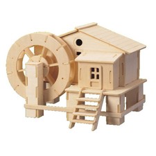 Wassermühle 3D Holzbausatz