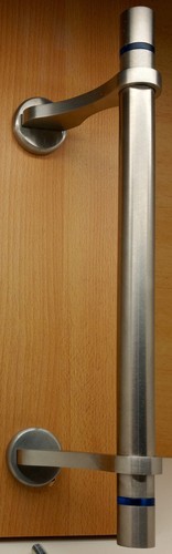 Stoßgriff edelstahl mit - stoßgriff,