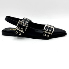 OVYE' CHANEL SCHWARZ LEDER LOW