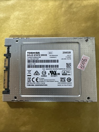 Toshiba 256gb ssd - 90%,