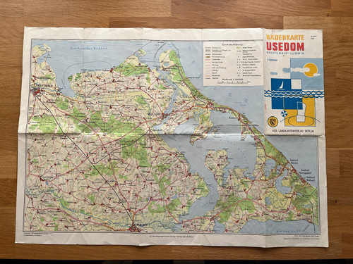 Alte ddr landkarte - ddr,