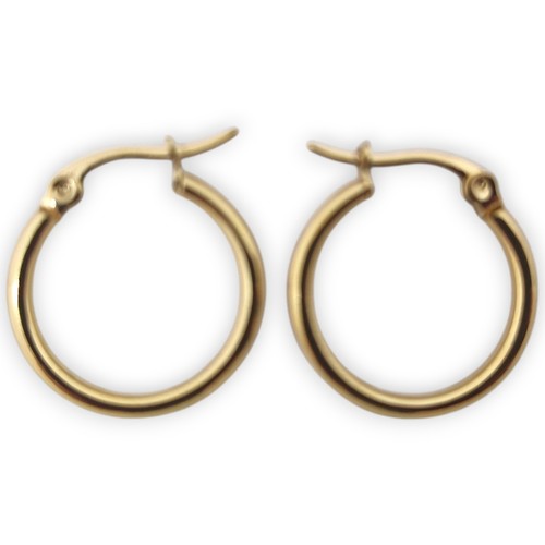 Creolen ohrringe gold 20mm - ohrringe,