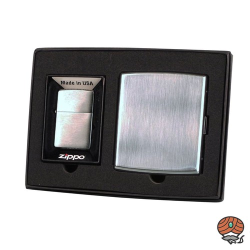 Zippo geschenk set chrome - geschenk,
