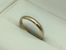 585 Gold Ring 14K Gelbgold 3,25 g Trauring Ehering Gravur RG 59 - 18,8 mm 9677