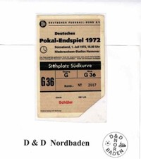 Ticket / Eintrittskarte  1972