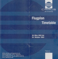 [e45] Flugplan / Timetable -