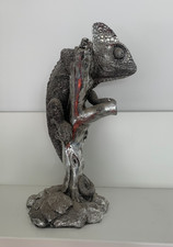 Dekofigur Kameleon Art-Pol, argintie, 27x16x13cm, TOP