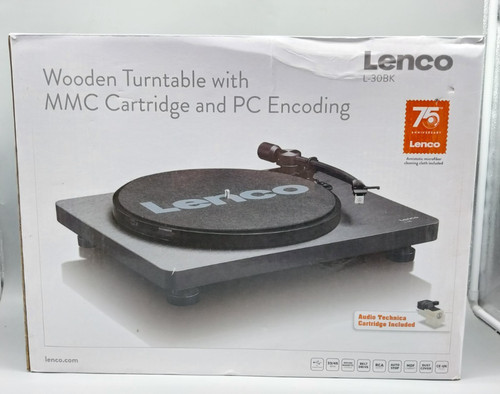Lenco wooden turntable mmc - turntable,