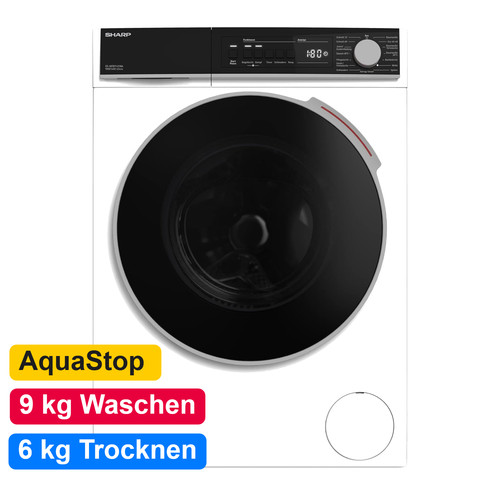 Sharp waschtrockner 9kg - sharp,