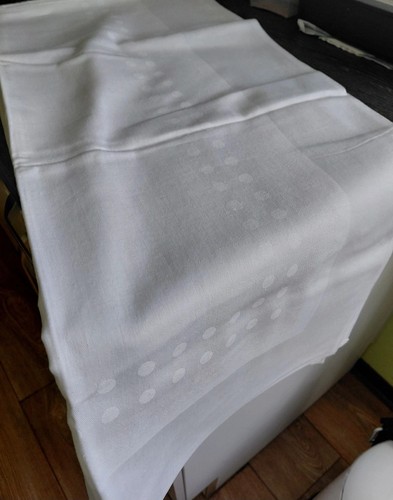 Weiße damasttischdecke super - damasttischdecke, ,super