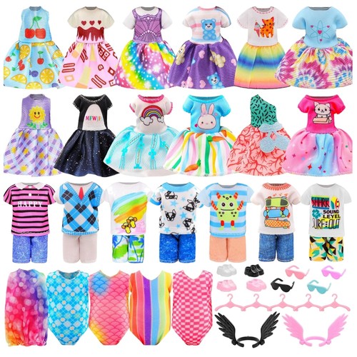 Puppen kleidung zubehör set - set, 6