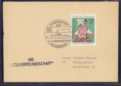 Ddr schiffspost seepost - ddr, schiffspost,