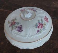 Deckeldose Rosenthal Elfenbein