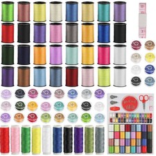 ZEFAN Nähgarn Set, 74 Stück