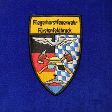 Bundeswehrfeuerwehr Aufnäher Fürstenfeldbruck Patch #AUKFW