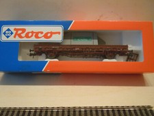 H0, Roco 47176, Rungenwagen, 2x Betonfertigteile von Hoch Tief + Schwarz Bau