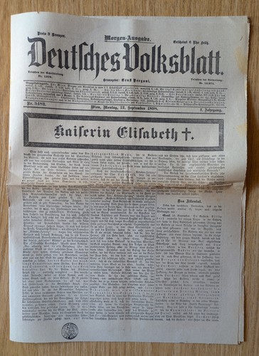 Kaiserin elisabeth tot - "kaiserin,