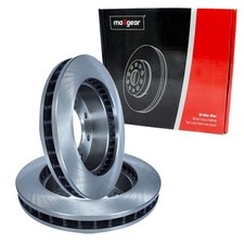 2x MAXGEAR BREMSSCHEIBEN 325mm INNENBELÜFTET VORNE passend für HUMMER H2 HUMMER 