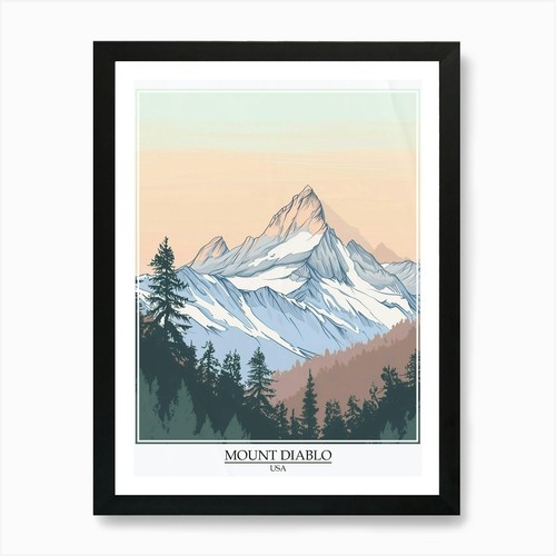 Mount diablo usa color - diablo,