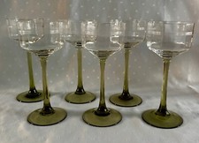 6 Gläser Römer Stengelglas Weinglas Jugendstil Entwurf Wilhelm Wagenfeld TOP