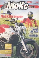 MoKo Motorrad Kontakte von Juni 2006 mit Fahrbericht Suzuki GSR 600