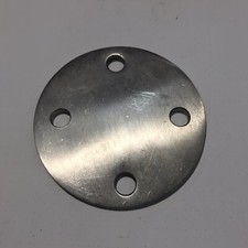 Ankerplatte, Ronde, Edelstahl, 4,8 mm dick, Ø 100 mm, Bohrungen 10,5 mm (R-017)