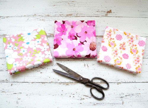 Vintage stoff paket pastell - paket,