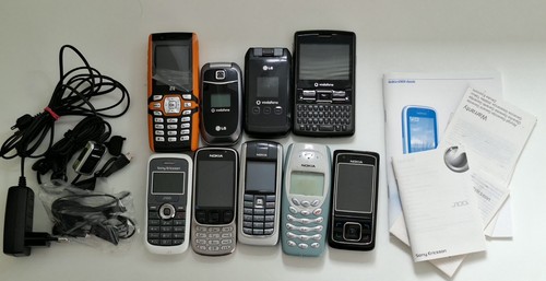 Konvolut vintage mobiltelefone - konvolut, vintage-mobiltelefone