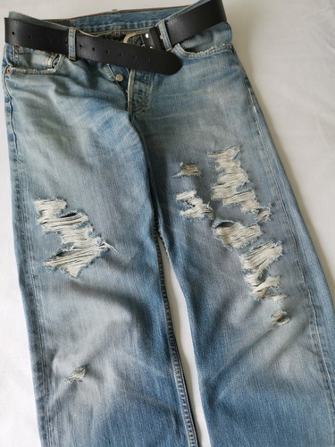 Ripped levis 501 w30 l34 - 501,, w30/l34