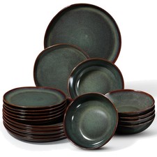 Geschirrset Steinzeug reaktiv