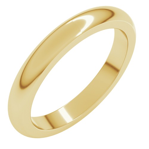 14k gelbgold halbrund - 14k,