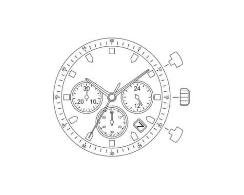 Miyota js25 chronograph - miyota,