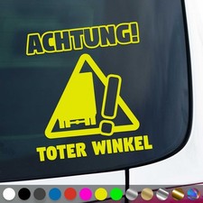 Blind Spot Sticker Caution