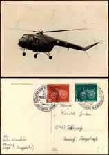 Ansichtskarte  Bundeswehr Seenot-Hubschrauber Sycamore 1961