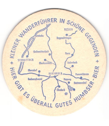 Bierdeckel humbser bier - humbser,
