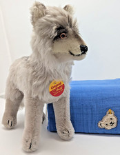steiff 0127/22 - Wolf f. Rotkäppchen 25 cm Mohair graultd. 1000 Stck. sGUT