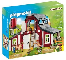 Playmobil Country Bauernhof mit Silo 9315 Tiere Pferde