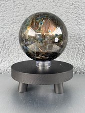 Labradorit Kugel (ca. 1720g, ca. 10,5cm) ohne Halter/ohne Deko