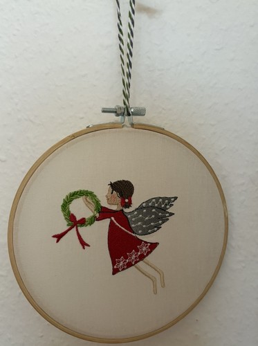 Stickbild motiv engel mit - „,
