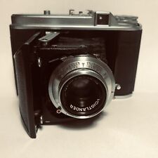 Seltene Voigtländer Perkeo I mit Vaskar F4,5 / 75mm und Tasche