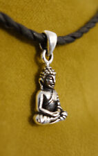 Massiver wundervoller 925er SILBER BUDDHA Anhänger/AMULETT aus Nepal