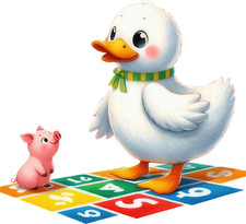 9x9cm car sticker duck with