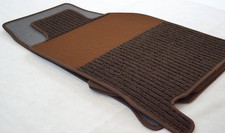 Lengenfelder Rips Fußmatten passend für Porsche 944 Coupe + S2 Cabrio + BRAUN