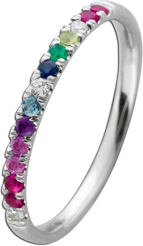 Memoire ring weißgold - memoire, 14k