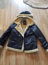 Bomberlederjacke schwarz Gr.M
