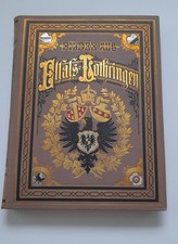 Buch Bilder aus Elsaß-Lothringen EA 1876 Karl Stieler Stuttgart Neff